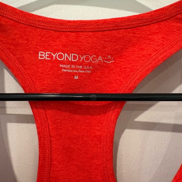 Beyond Yoga Red Racerback Tank Top - Picture 3 of 4